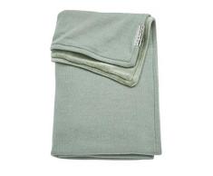 Meyco 2754022 Babydecke gestrickt Winter-Velours 100x150 cm, Stone Green
