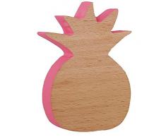 Blossom Paris Ananas Wandhaken, Raspberry/Holz