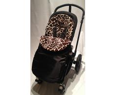 Animal Print Fußsack/COSY TOES kompatibel mit Buggy pushchiar Giraffe