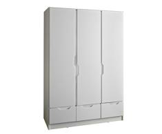 Geuther - 3-teiliger Kleiderschrank Fresh, weiß