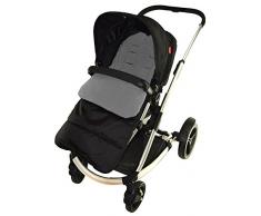 Fußsack/COSY TOES kompatibel mit Phil & Teds Smart Buggy Kinderwagen Dolphin grau