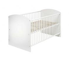 Schardt 04 492 02 02 Kombi Kinderbett inklusiv Umbaukit, 70 x 140 cm, Classic White