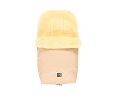Kaiser 6544031 Lammfell Fußsack Naturell, sand, beige