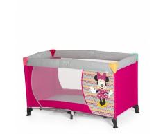 Hauck Kinderreisebett Dream N Play Disney / inklusive Matratze und Transporttasche / 120 x 60cm / ab Geburt / tragbar und faltbar, Minnie Geo Pink (Pink)
