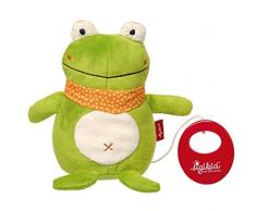 Sigikid 42129 Spieluhr Frosch, Grün, 16 x 17 x 8 cm