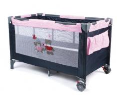 CHIC 4 BABY 340 53 Reisebett Luxus, Pink Checker