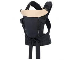 Bondolino Plus Babytrage inklusive Bindeanleitung, schwarz-sand