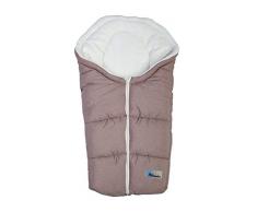 Altabebe AL2009P-43 Winterfußsack Alpin Collection für Babyschale, hellbraun / whitewash