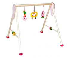 Hess Holzspielzeug 13347 - Babyspielgerät aus Holz, Pferdchen, ca. 62 x 55 x 50 cm