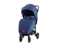 BeBe-Mobile 5902479571904 Kinderwagen Jogger Sportwagen Kinderbuggy klappbar Nani 17 Dunkelblau, grau
