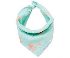 Angel Dear Bandana aus Bambus und Baumwolle mit doppelter Knopfleiste Flamingos Fenicotteri