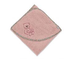 Sterntaler Kapuzen-Badetuch Baylee, Alter: ab 0 Monate, 100 x 100 cm, Rosa