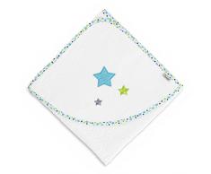 Sterntaler Kapuzen-Badetuch Erik, Alter: ab 0 Monate, 80 x 80 cm, Weiß
