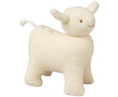 Trousselier - Musik Plüschtier - Kuschelhase - Schaf - Baumwollstoff - Brahms Schlaflied Musik - 17 cm hoch - Klassisch Chic - Ideales Geburtsgeschenk - Maschinenwaschbar - Farbe elfenbein