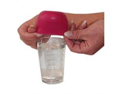 VER B.V. LL-13719 Label Silikon-Deckel für Strohhalme, rosa