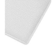 The Little Green Sheep Bettlaken für Kinderbett, bedruckt, 390 g, 60 x 120-70 x 140 cm, Taube mit weißem Reisdruck