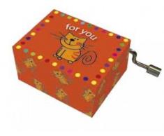 Fridolin 58407 Spieluhr Happy Birthday / mit Katze