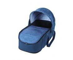 Maxi-Cosi Laika bequem gepolsterte und geräumige Softtragetasche, Kinderwagenaufsatz ab Geburt verwendbar, nomad blue