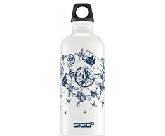 SIGG Pirates of the Caribbean Kinder Trinkflasche (0.6l), schadstofffreie Kinderflasche mit auslaufsicherem Deckel, schöne Wasserflasche aus Aluminium