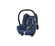 Maxi-Cosi CabrioFix Babyschale, Baby-Autositze Gruppe 0+ (0-13 kg), nutzbar bis ca. 12 Monate, passend für FamilyFix-Isofix Basisstation, Nomad Blue (blau)