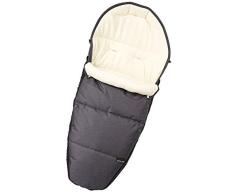 Gesslein Fußsack 716846000 Sleepy/Winterfußsack für Kinderwagen, Sportwagen, Buggy, Babywanne oder Schlitten, grau