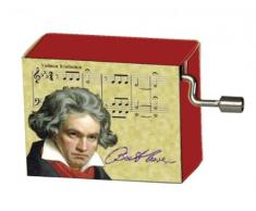 Fridolin 58162 Spieluhr Beethoven - Bagatelle Opus 119, Portrait mit Signatur