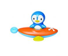 Munchkin - Paddlin Penguin, Aufziehboot mit Pinguin-Spritztier Badespielzeugset
