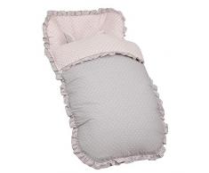 Babyline Dots Fußsack, unisex, Rosa