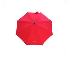 Baby s Clan Sonnenschirm für Kinderwagen schwenkbar/mit kegelförmigem Nylon rot