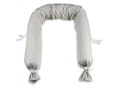 ITALBABY Dotted Head Kinderbett Reduzierstück, grau