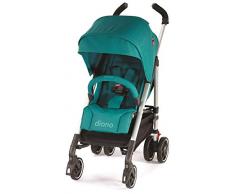 Diono Flexa City Ready Kinderwagen mit Regenverdeck, Blau Türkis