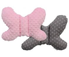 Cosing 334-052-03 Kissen Minky Schmetterling, rosa