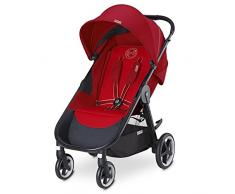 CYBEX Gold Kinderwagen Agis M-Air4, Inkl. Schutzbügel, Ab Geburt bis 17 kg (ca. 4 Jahre), Rebel Red