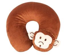 Walser Monkey Nackenrolle Nackenhörnchen braun ab 5 Jahre