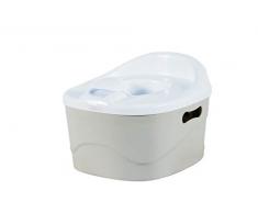 DIAPER CHAMP 04200-77 Potty 3in1 - Töpfchen, WC-Sitz & Schemel, grau