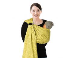 Babylonia BBDSL 991 BB Babytragetuch Sling, gelb blumen