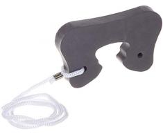 ABUS Türdämpfer Millie Stopper aus Schaumstoff mit Band - auch an Festern einsetzbar - Klemmschutz für Kinder und Babys - 1 Stück- schwarz - 76969