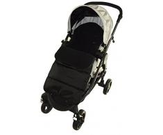 Fußsack/COSY TOES kompatibel mit Jane Crosswalk Kinderwagen black jack