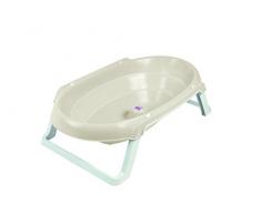 OK Baby N38956840X Onda Slim - Faltbare Baby-Badewanne, weiß