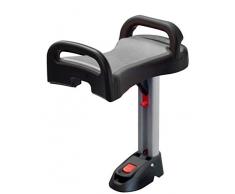 Lascal Saddle für BuggyBoard Maxi, einklappbarer und abnehmbarer Sitz, Kinderwagen Zubehör für Maxi-Modelle ab 2011, bequeme Sitzmöglichkeit für Kinderbuggys, grau
