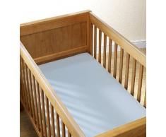 DuDu N Girlie 100 Prozent Baumwolle, für Kinderbetten Kinderbett Betten Blatt, 70 cm x 140 cm, 2-teilig, blau