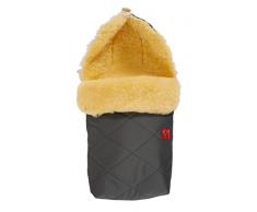 Lammfell Fußsack Natura, anthracite