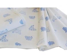Dormisette 0616 Baby-Care Qual. 34 - Baby- und Kinderdecke aus 100% saugfähiger Baumwolle, Gr. 100 x 150 cm