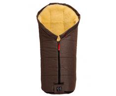 Kaiser 6720475 Lammfellfußsack Iglu, braun melange
