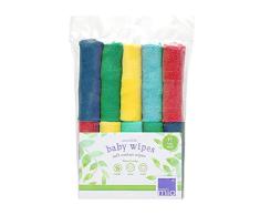 Bambino Mio RWP RAINBOW wiederverwendbare baby waschlappen, 10er pack, mehrfarbig