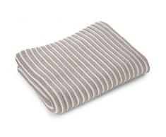 Baby Elegance Strickdecke, Gestreift, Grau/Weiß