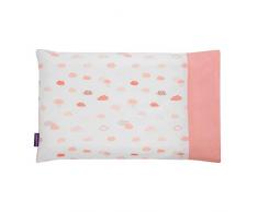 Clevamama Babykissen Kissenbezüge 100% Baumwolle- Korallen