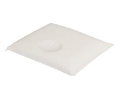 Julius Zöllner 4330100001 Dryfeel Babykissen mit Baby Fresh & Dry Bezug mit Kuhle, Grösse 35 x 40 cm, weiß