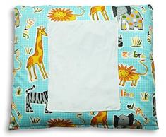 Ideenreich 2169 Wickelauflagenbezug Bella Wickel, zoo blau