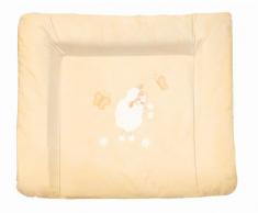 Julius Zöllner 22201 2600 4 - Wickelauflage Softy, Folie phtalatfrei, 75/85 - Dolly gelb (vanille)